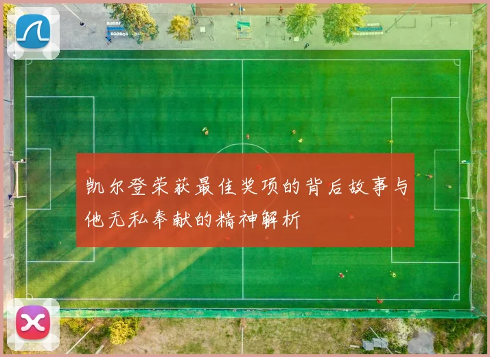凯尔登荣获最佳奖项的背后故事与他无私奉献的精神解析